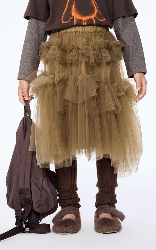 jnby  25年秋款   长款腰裙  1P8D13390 商品图3