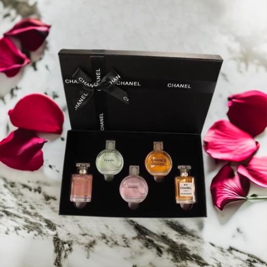 CHANEL/香奈儿邂逅香水五件套淡浓香水小样 无喷头 COCON5号7.5ml（经典套盒）黑盒    一般贸易 商品图6