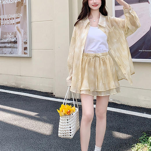 裁缝学苑AQ512天丝防晒衬衫半身裙裤套装纸样女装新款上衣裤子样板 商品图3