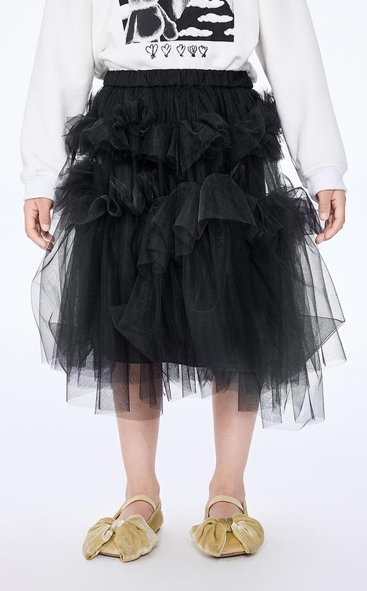 jnby  25年秋款   长款腰裙  1P8D13390 商品图7