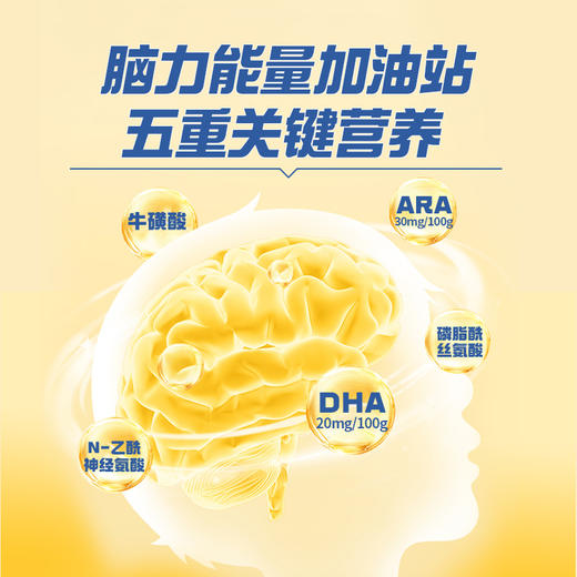 贝因美菁爱健学力儿童奶粉4段学生营养牛奶粉400g盒装便携牛奶粉 商品图2