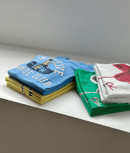 45R花朵/船桨小人印花无袖背心 商品图12