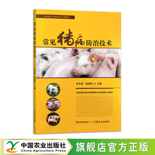 常见猪病防治技术【官方正版，可开发票】 商品图0
