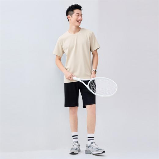 佐丹奴男装25年新款吸湿透气短袖T恤衫01025205 商品图1