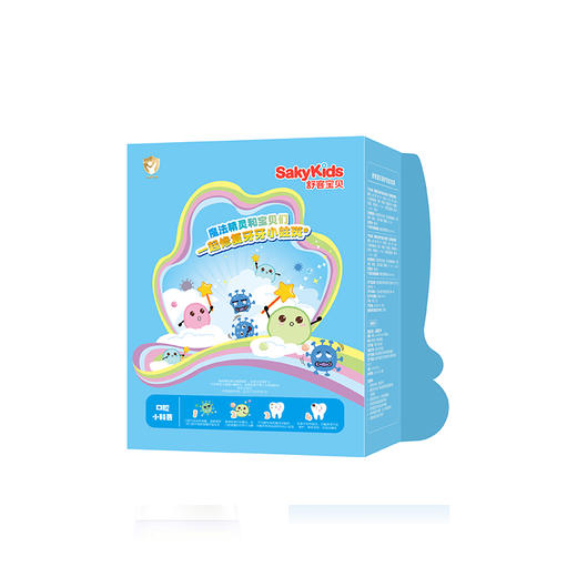 舒客宝贝儿童臻护防蛀牙膏套装-奥飞款  (内含：抗糖防蛀牙膏60g*2支+儿童健齿牙刷*1支 (2-6岁/6-12岁随机)+漱口杯*1个) 商品图4