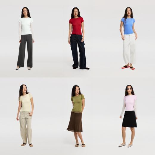 oneup羊毛插肩短袖 商品图4