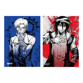 黑白双龙明信片赠品