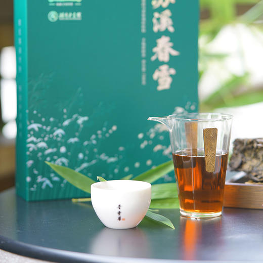 晋丰厚 苏溪春雪 700克高马二溪苏家溪原料安化黑茶手筑茯砖茶 商品图5