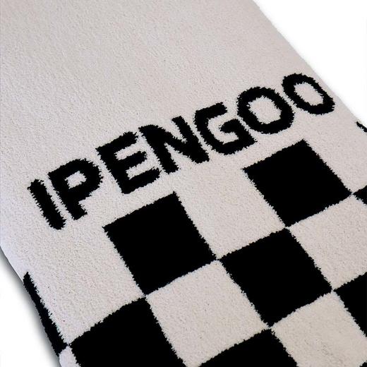 怪奇鹅半边绒毛毯-棋盘格款 商品图5