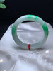 620596，56.5飘阳绿手镯，满圈阳绿色 ，干净清爽，底子也很细腻 商品缩略图0