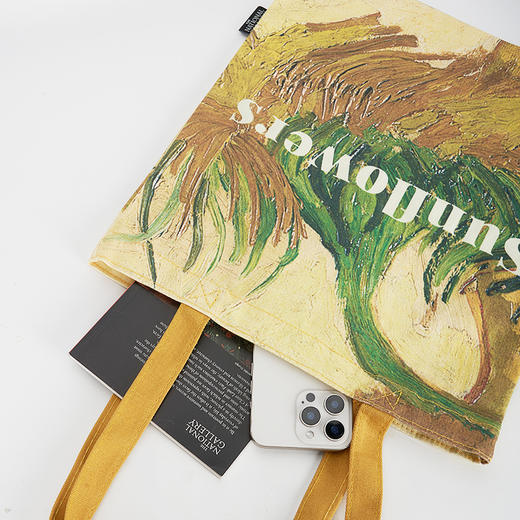 英国国家美术馆大师系列梵高向日葵帆布包 商品图3