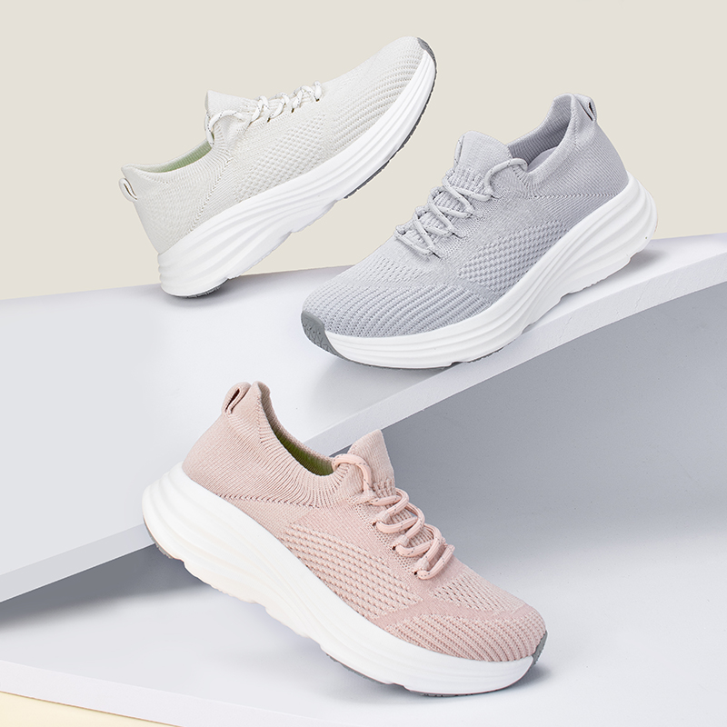 嘉适步休闲运动鞋百搭透气轻便飞织跑步健身鞋时尚潮流男女同款