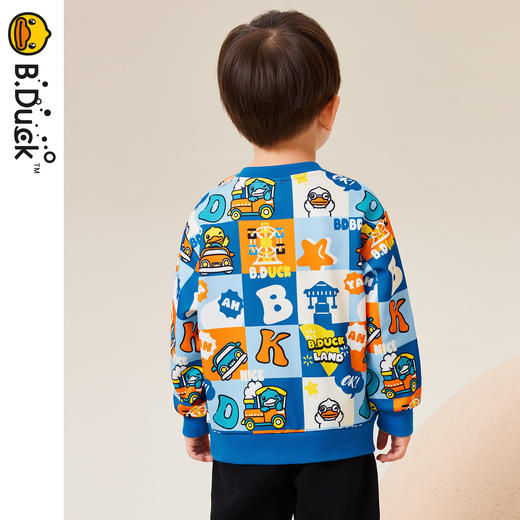 B.Duck小黄鸭童装春秋圆领卫衣90-130 BF3408063 商品图2