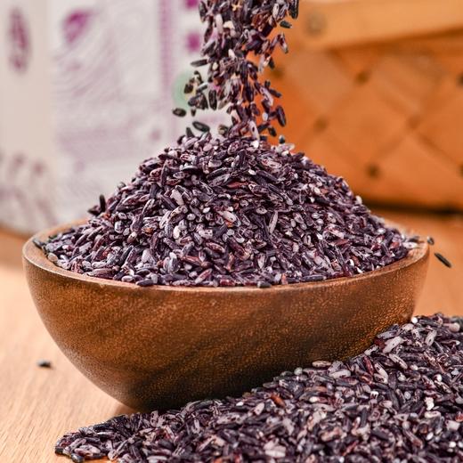 姆紫玉云南有机紫米(胚芽米) 哈尼梯田紫糯米500g/盒 商品图2