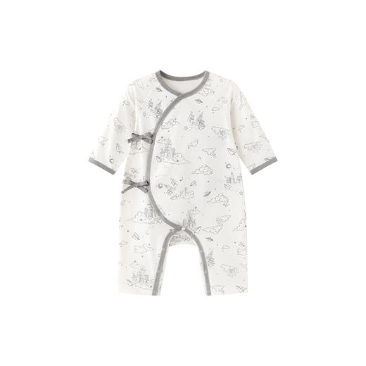 英氏【乳木果】宝宝哈衣秋季新生儿纯棉婴儿衣服春秋款连体衣四季乳木果爬服 商品图4