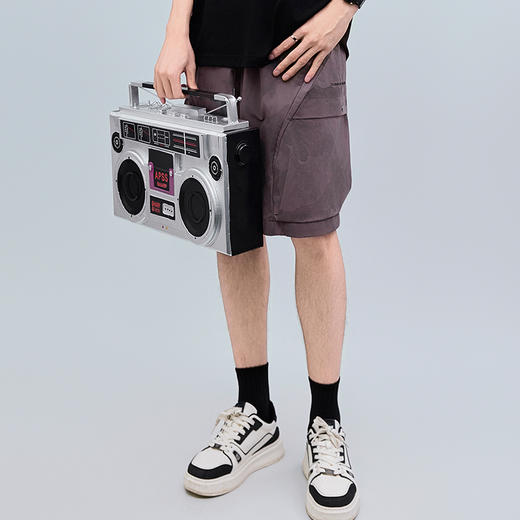 【新品上新】HX 夏季工装休闲宽松五分裤C206520017101/02 商品图6