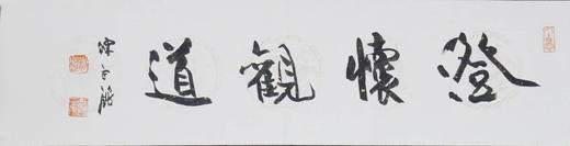 陈永锵《澄怀观道》书法17*69CM 手写宣纸作品 商品图1