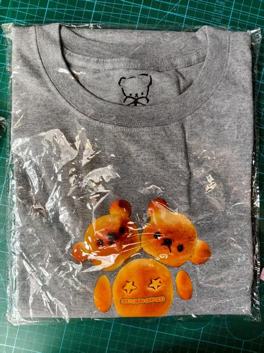 雪绵豆沙丨灰色T恤 商品图0