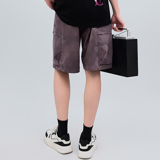 【新品上新】HX 夏季工装休闲宽松五分裤C206520017101/02 商品图8