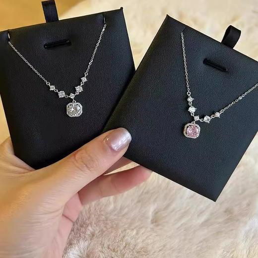 【闪耀方钻】六鑫珠宝 s999足银小方糖项链 轻奢小众 商品图4