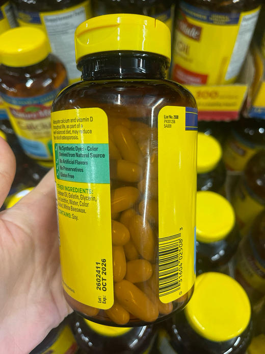 美国🇺🇸直邮特价240元🉐包税包邮到手！🔥naturemade液体钙100粒，只需一天一粒！或者严重缺钙者每天2粒 商品图5