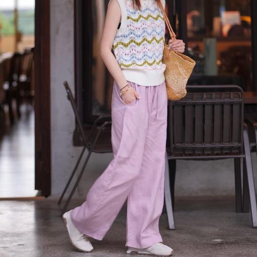 Aimi天丝亚麻山本弯刀裤|舒适透气，修饰腿型，夏天必入神裤 商品图9