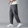 【超大码】【DH】大依优型大码潮流冰丝裤夏季裤子直筒加大码男士运动裤弹力空调裤胖子300斤 商品缩略图2
