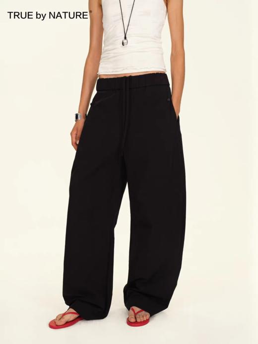 TRUE by NATURE/25SUK08/纯棉高密纸感休闲裤 商品图2