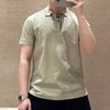 重磅推荐！新色！贸易公司　经典格纹门襟战马徽标polo衫　　三色翻领短袖　 商品缩略图0