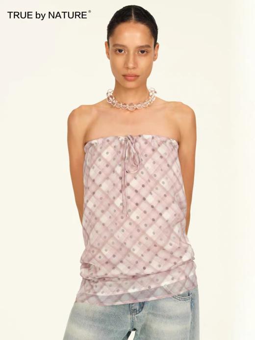 TRUE by NATURE/25SUQ02/半身裙多样穿搭抹胸抽绳上衣 商品图2