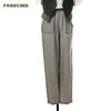 Famecoco范可儿轻薄垂感天丝直筒裤宽松休闲长裤25夏新FAD3GA031 商品缩略图3