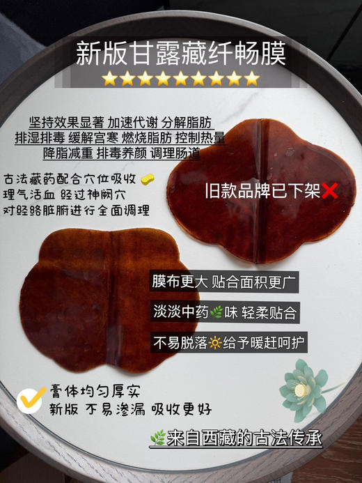 点击购买！【升级版甘露藏贴】顺丰发货！ 商品图1