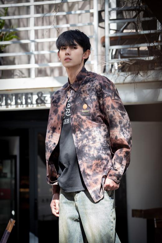 W415825298创意水墨衬衫外套 商品图2