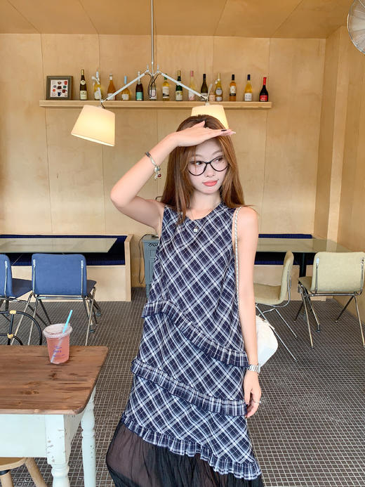 【折后再享2件88折】现货秒杀！微信打折价！木耳边花边拼蕾丝连衣裙 日常209.99/件 立减80 秒杀129.99/件！！ 商品图8