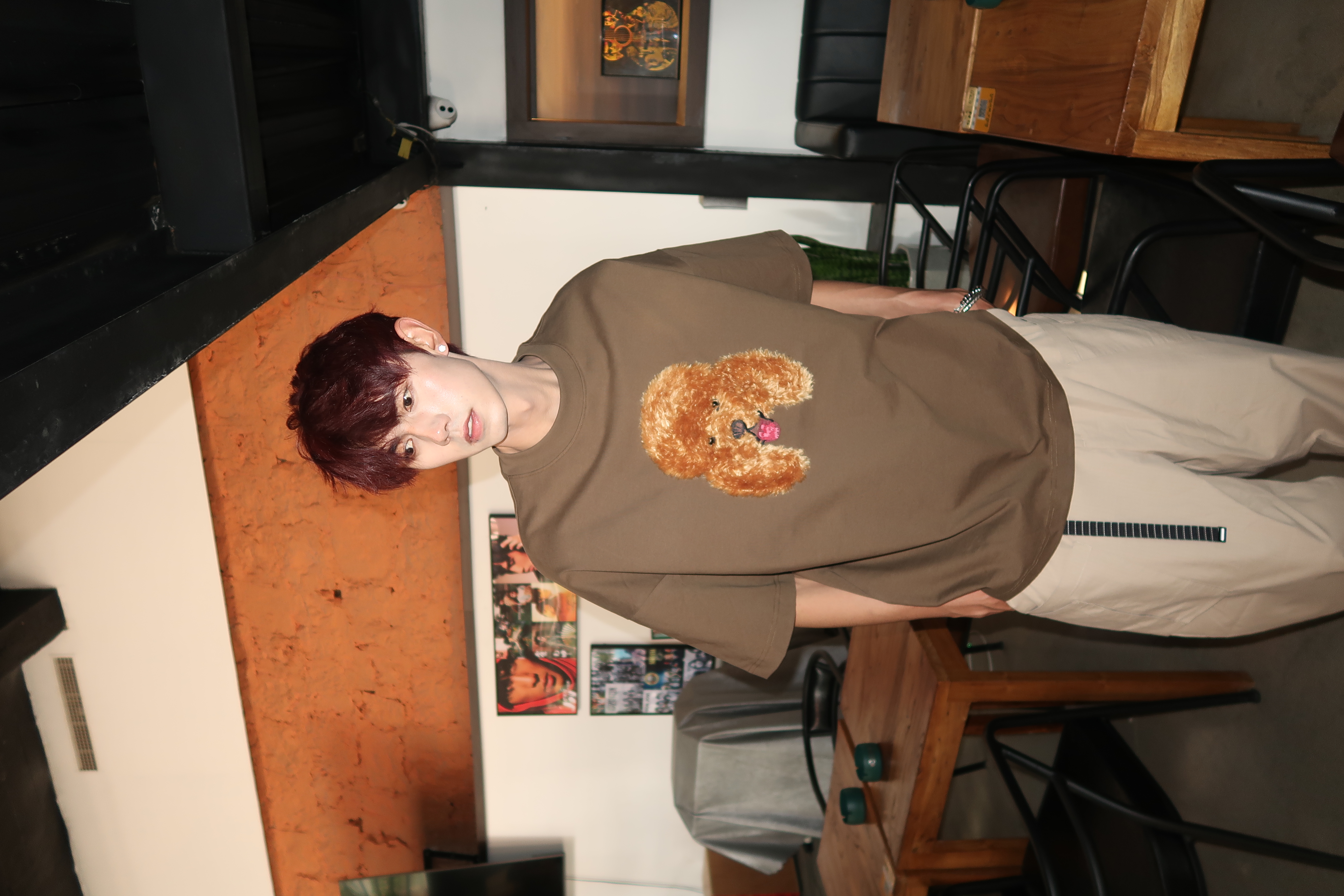 W422812225立体小狗短袖T恤