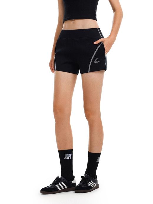 FDR官方店 哈苏线运动速干7A抗菌功能性面料空气层女装短裤 商品图3