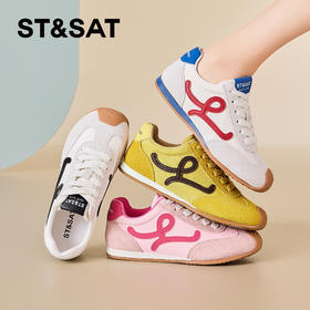 【薄底时代】星期六复古百搭轻便阿甘鞋SSD1112CBC