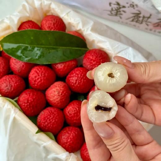 石家庄优选仓库速达 ，蜜麒麟.冰荔，又名红蜜荔，果肉肉质细腻无渣，清甜带蜜味，风味浓郁 ，净重 2.5斤礼盒装 商品图4