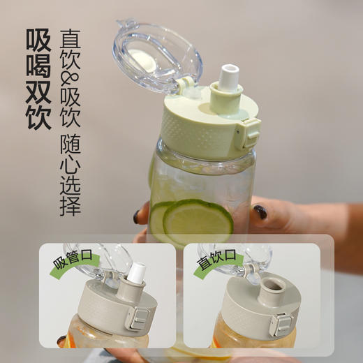 乐扣乐扣（LOCK&LOCK）一键式740ML运动水壶可拆卸吸管Tritan材质ABF952 商品图2