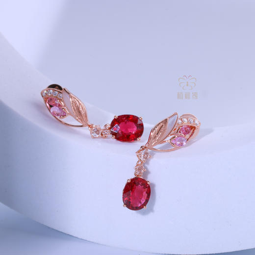 【翩翩起舞】碧玺耳坠   CB12505061 商品图4