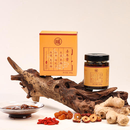 正安 温阳姜枣膏 六味草本暖心润护 九蒸九晒怀姜温而不燥 非遗膏滋制作 180g/盒 商品图0