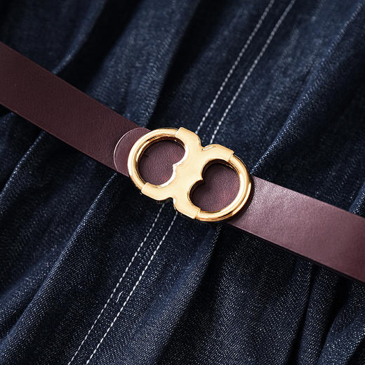 「高货wl」全新升级【铂金会员358/天猫479/差价121】(91614)洛诗琳气质褶皱收腰连衣裙2025夏季新款遮肉显瘦牛仔裙女 商品图2