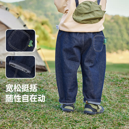 【新品】嘟嘟家男童裤子春秋女童长裤秋装婴儿束脚裤儿童休闲裤宝宝童装潮 商品图2