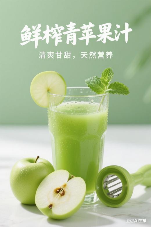 鲜榨苹果汁500ml 商品图0