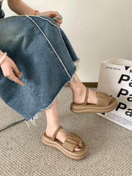 【YW】无忧购韩系休闲踩屎感厚底两穿沙滩鞋0523（截单后3-5天发货) 商品图8