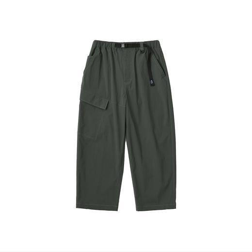 吃茶去chichaqu25户外特氟龙三防卡扣尼龙九分裤休闲宽松百搭 商品图4