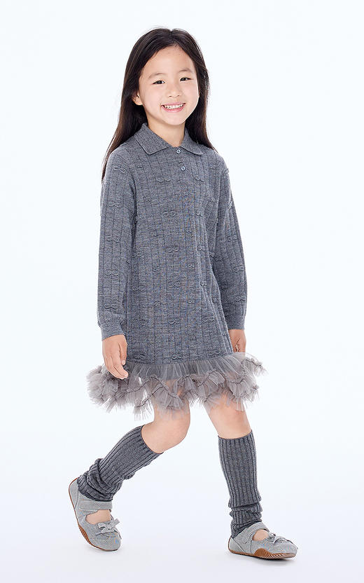 jnby  25年秋款  长袖毛衫连衣裙   1P8G11990 商品图0