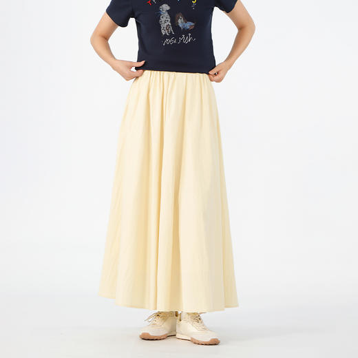 纯色百搭基本款长半裙门店同款纪念日百货163801208 商品图0