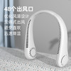 【佩戴无感🔥夏日降温神器来袭！】挂脖风扇💨无叶设计不绞发，佩戴无感轻松凉爽❄珍珠白&暗夜绿，三档强劲风力随心调节✨ 商品缩略图1