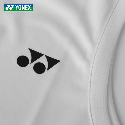 尤尼克斯新款YONEX短袖1104225BCR男款YY上衣背心速干羽毛球服 商品图2